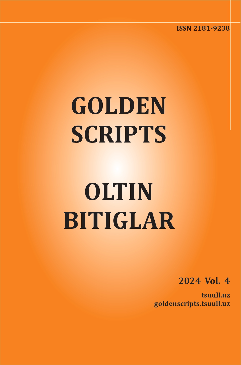					View Vol. 4 No. 4 (2024): Oltin bitiglar - Golden scripts
				